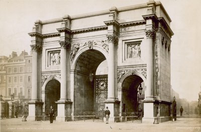 Marble Arch, Oxford Street, London von English Photographer